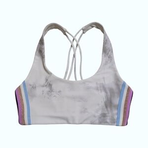 Spiritual Gangster NWT Strappy Sports Bra With Stripes Size Small